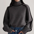 Jersey Lara de Cuello Alto — Estilo Elegante y Atemporal