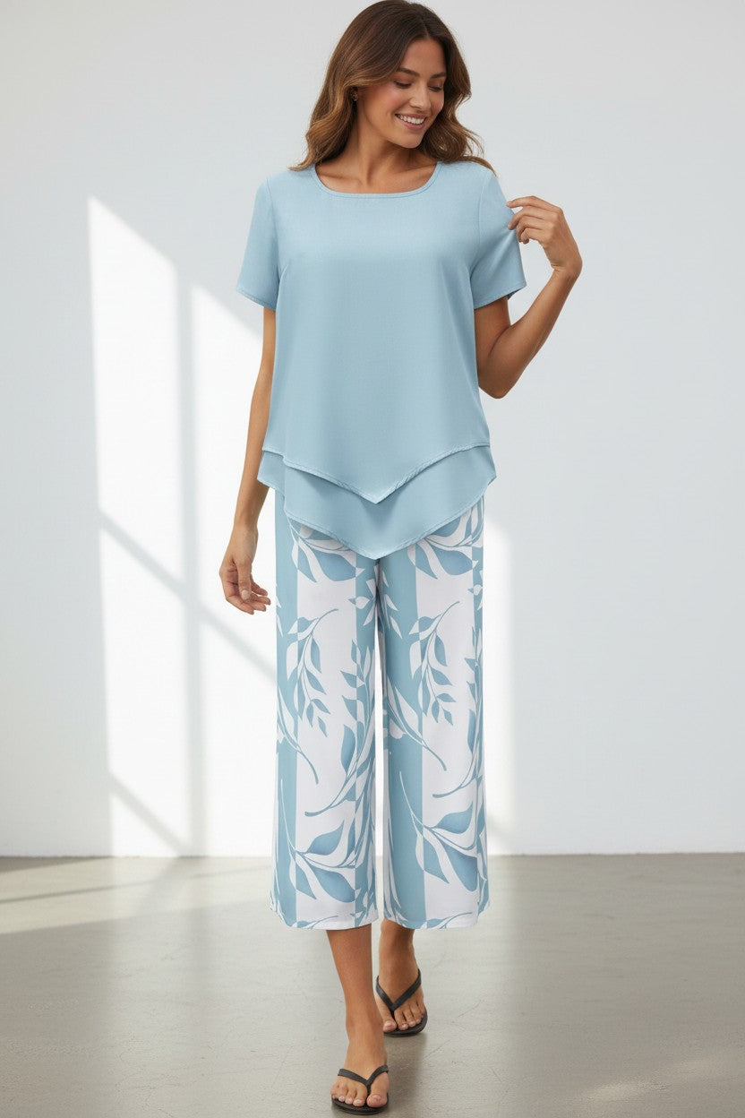 Conjunto Helena – Elegancia Relajada de Dos Piezas