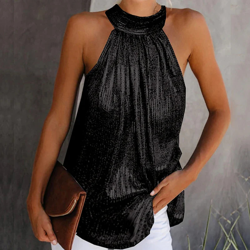 Top Halter — Elegancia Que Estiliza