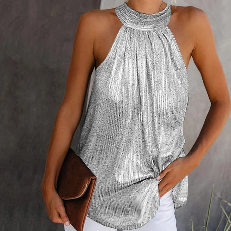 Top Halter — Elegancia Que Estiliza