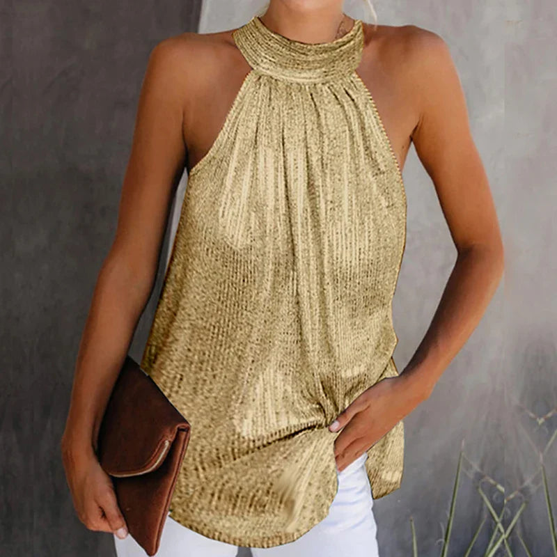 Top Halter — Elegancia Que Estiliza