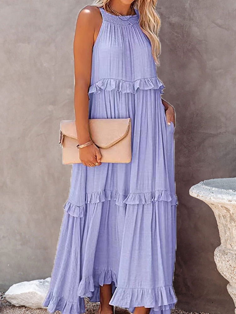 Vestido Sophia — Fluidez y Elegancia Premium
