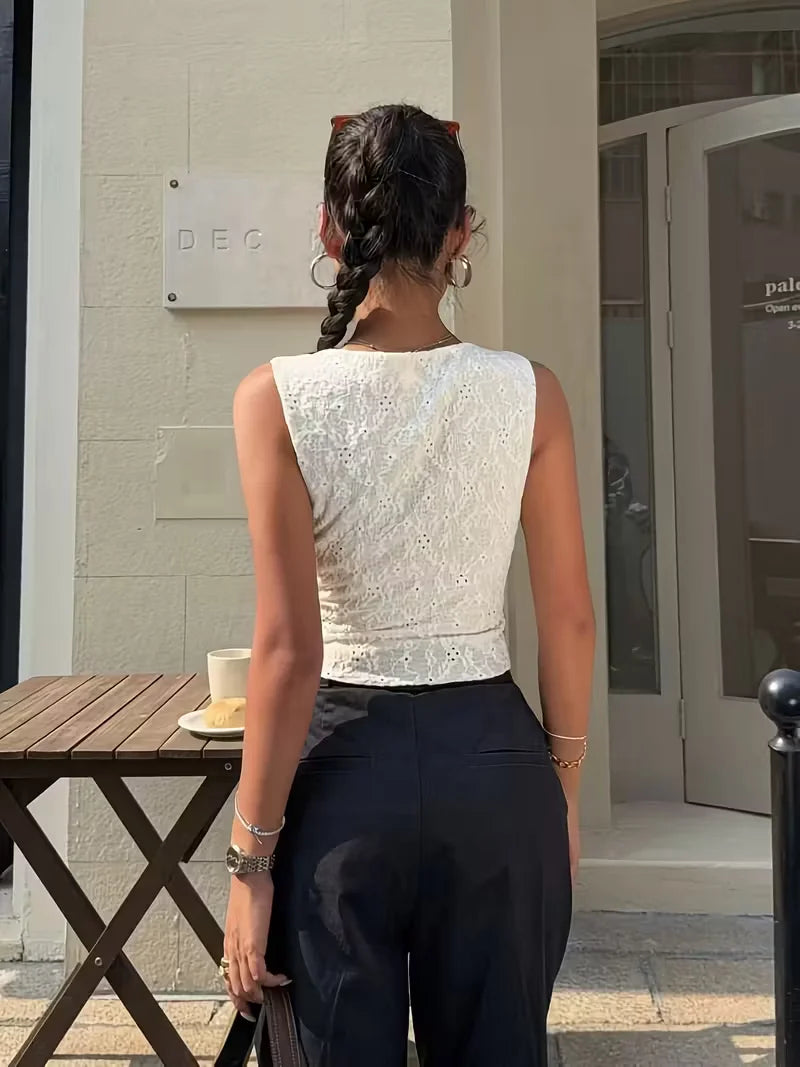 Top Chiara — Elegancia Delicada