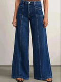 Vaqueros Lara Wide-Leg — Versatilidad Elegante