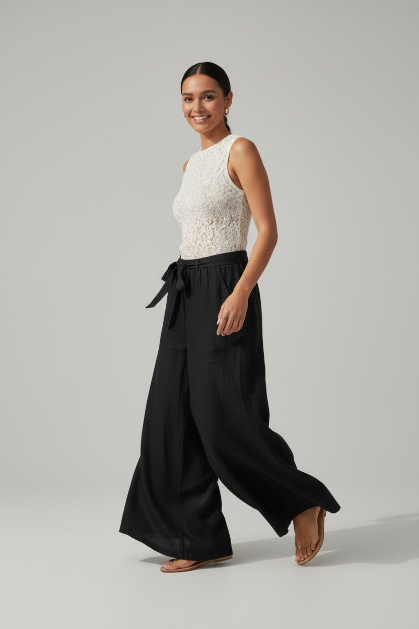 Pantalones Larsa de Lino — Elegancia Natural y Comodidad
