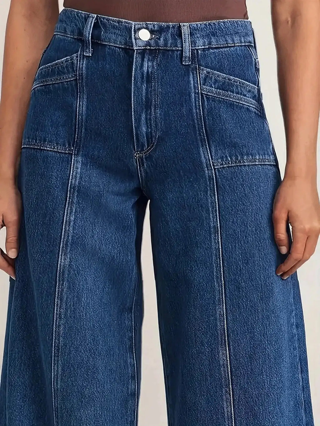Vaqueros Lara Wide-Leg — Versatilidad Elegante