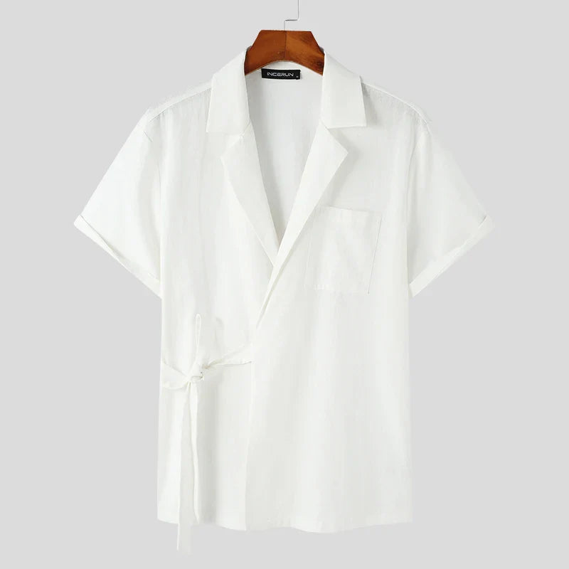 Camisa Matteo de Manga Corta — Estilo Elegante y Moderno