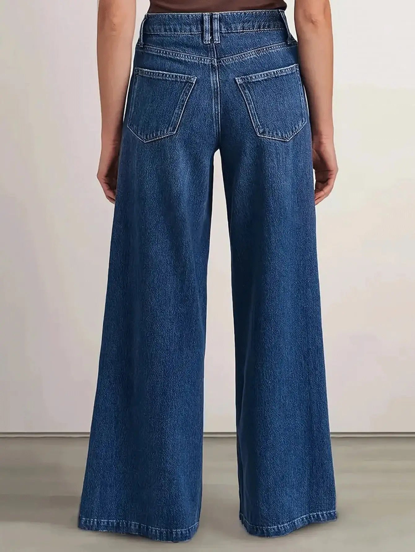 Vaqueros Lara Wide-Leg — Versatilidad Elegante