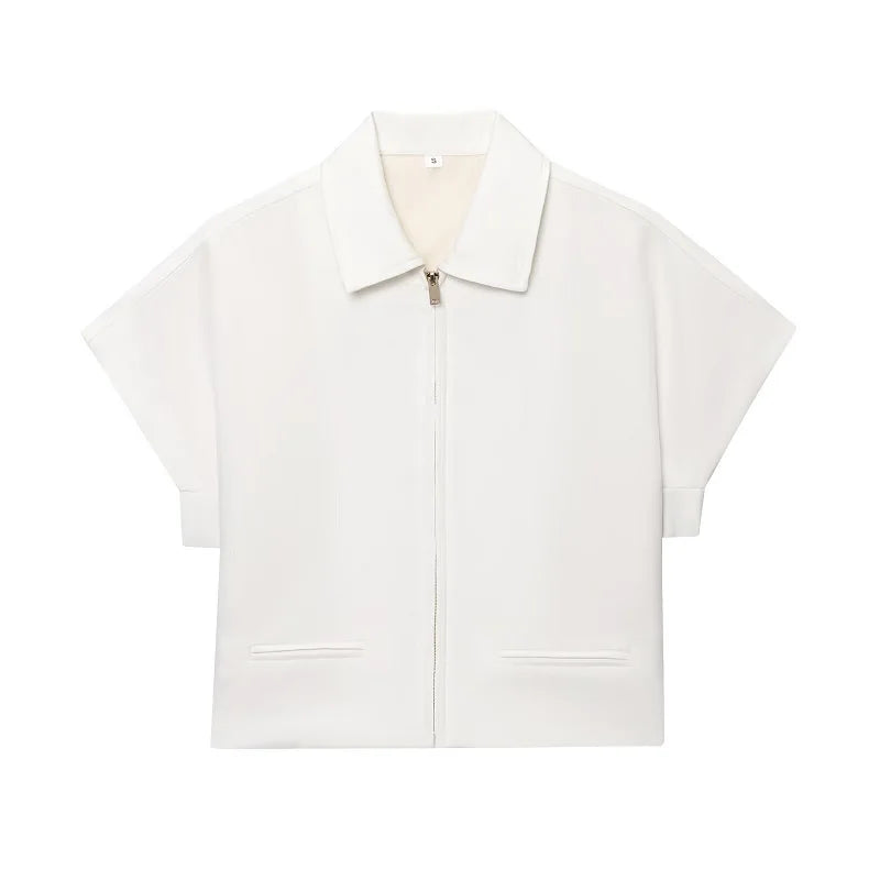 Blusa con Cierre Serena — Elegancia premium